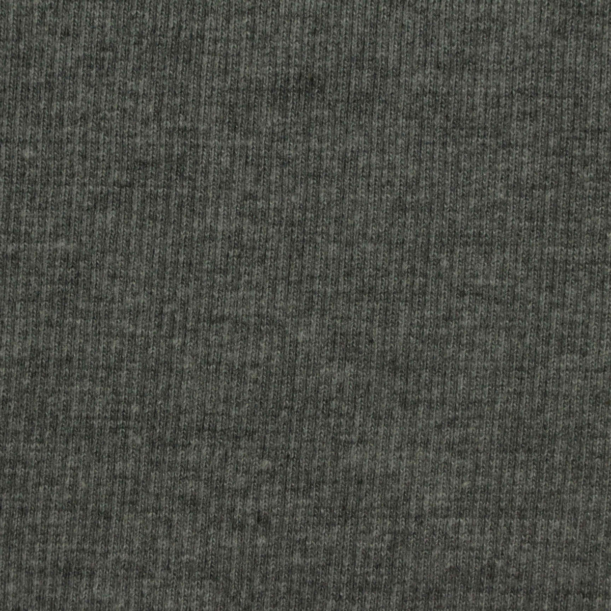 Grey Heather Rib Knit, Poly-Cotton