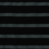 Black Horizontal-Stripe Knit, Polyester