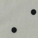 Black Dots Piqué Knit, Poly-Viscose — texture