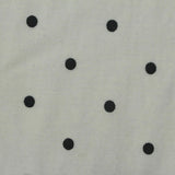 Black Dots Piqué Knit, Poly-Viscose