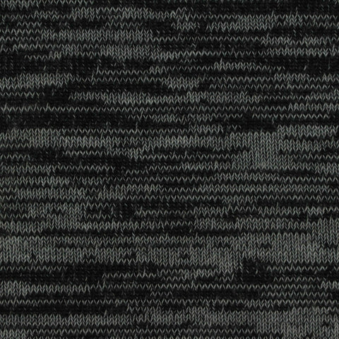 Black Marl Chunky Knit, Polyester, 185 gsm, 170 cm, ref EF-233201