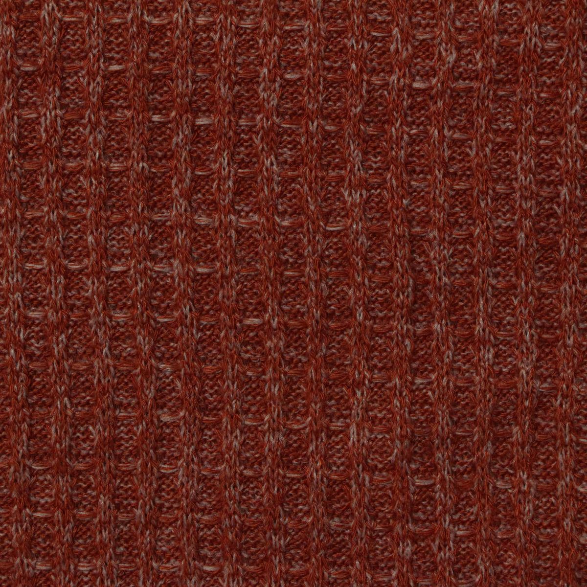Red Marl Waffle Knit, Poly-Viscose