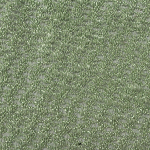 Light Green Textured Chunky Knit, Viscose-Poly
