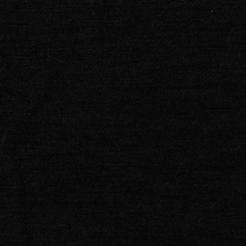 Viscose Acrylic Stretch Jersey Knit Fabric, 175 gsm, 170 cm — Black