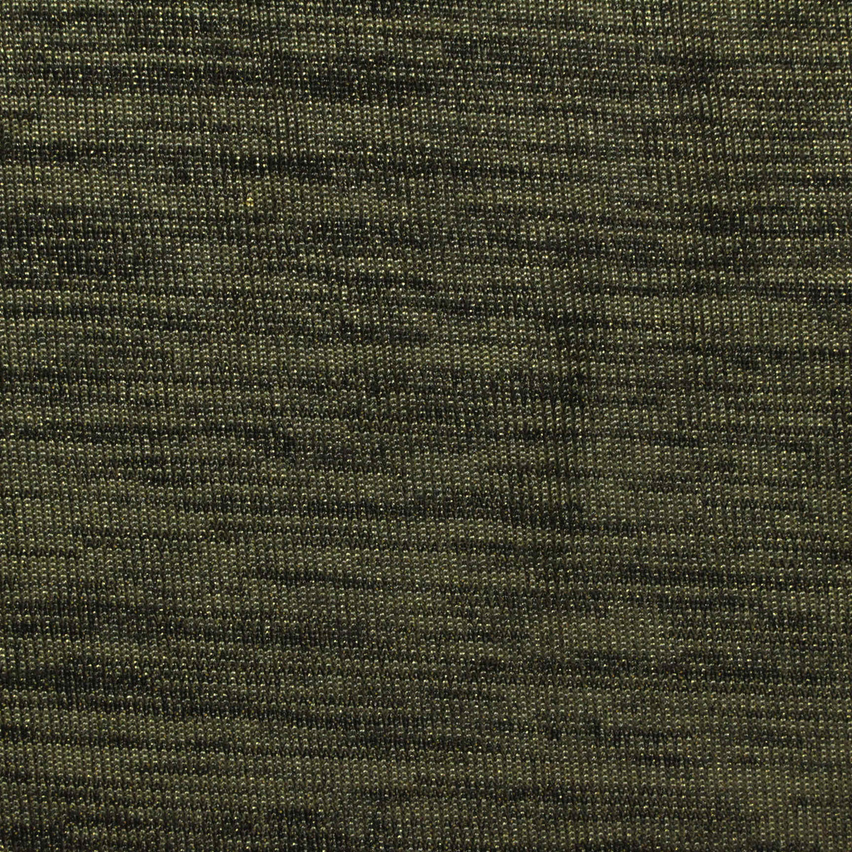 Dark Olive Marl Jersey Knit, Polyester, 180 gsm