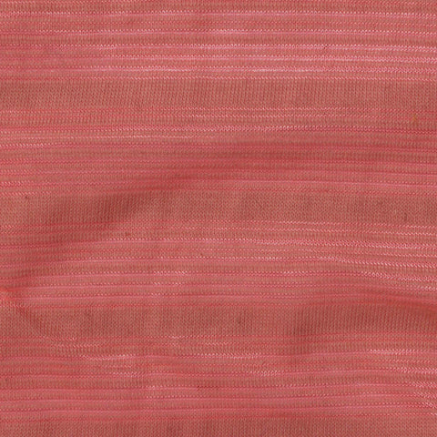 Pink Horizontal-Stripe Jersey Knit, Poly-Viscose, 130 gsm