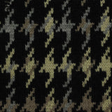 Black Houndstooth Chunky Knit, Viscose-Poly