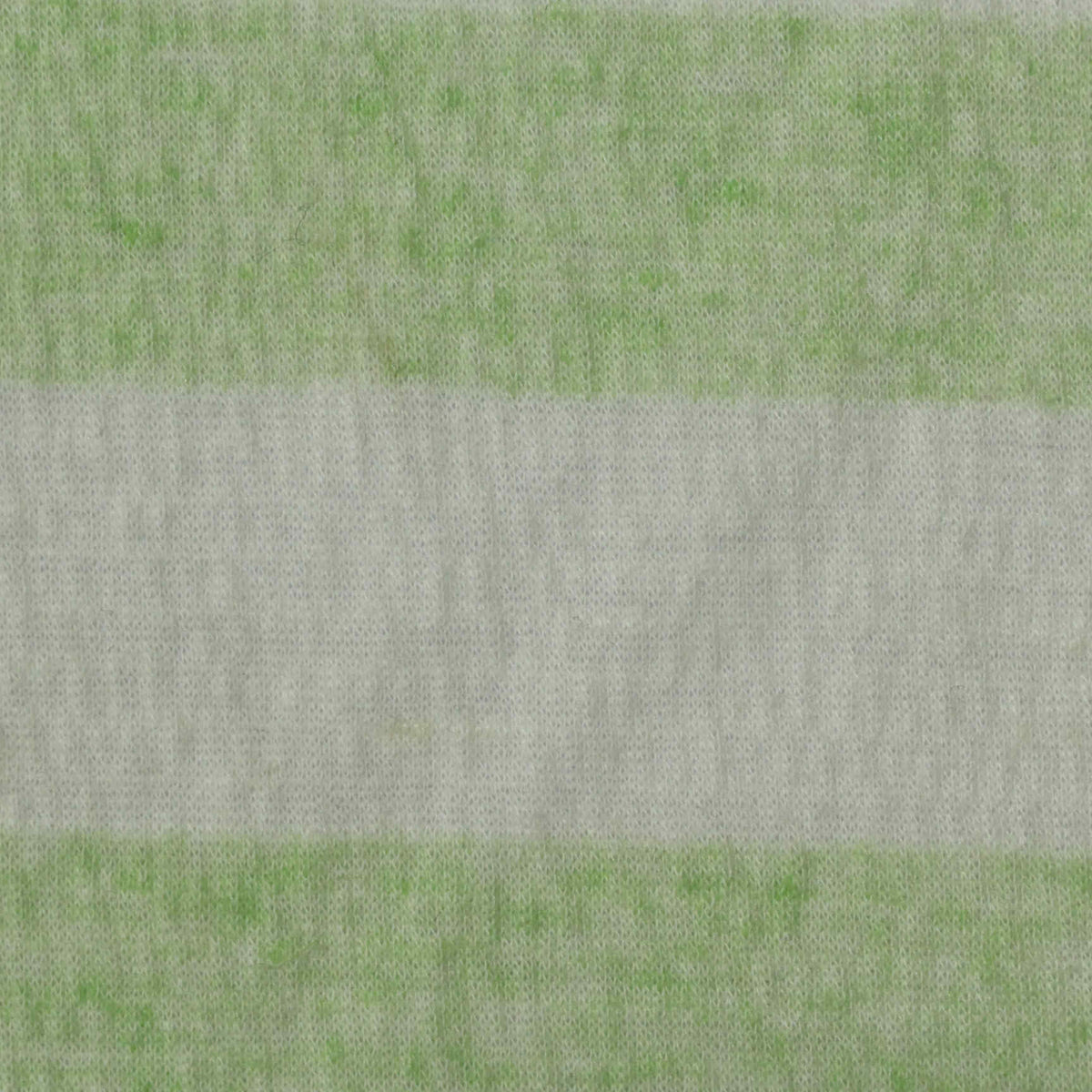 Light Green Horizontal-Stripe Crepe, Polyester