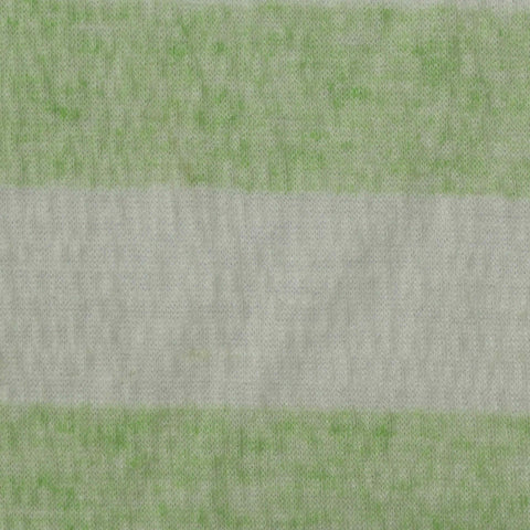 Light Green Horizontal-Stripe Crepe, Polyester