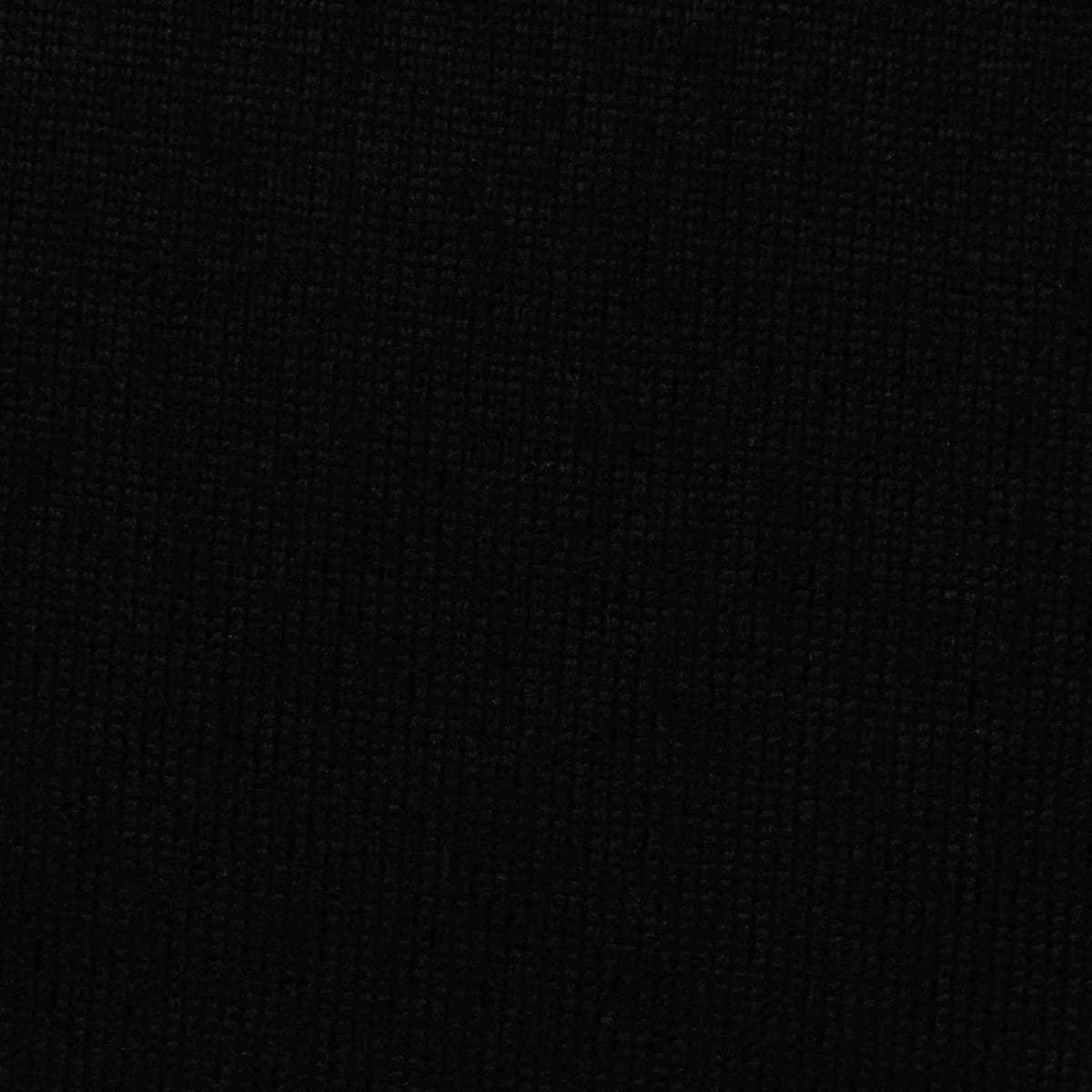 Polyester Stretch Milk Silk Knit Fabric, 280 gsm, 161 cm — Black