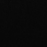 Polyester Stretch Milk Silk Knit Fabric, 280 gsm, 161 cm — Black