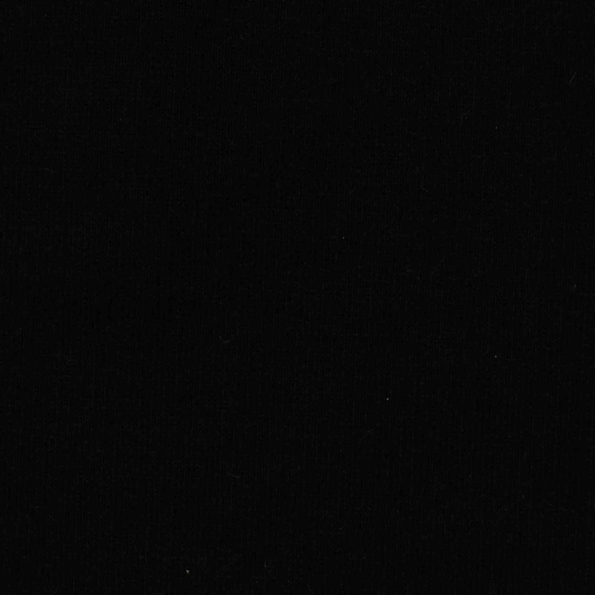 Cotton Stretch French Terry Fabric, 400 gsm, 160 cm — Black