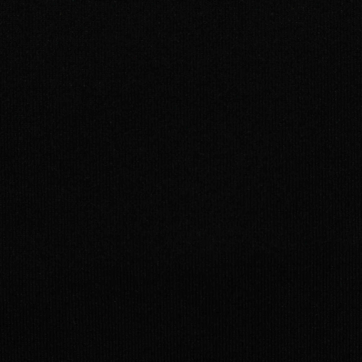Polyester Stretch Scuba Knit Fabric, 345 gsm — Black