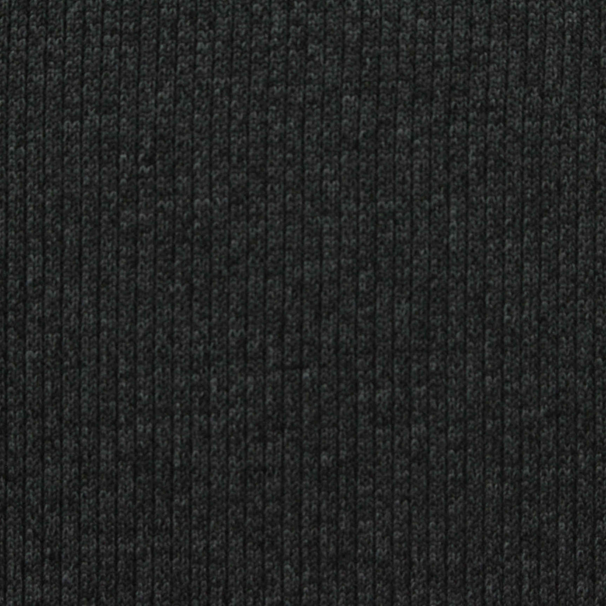 Dark Grey Marl Rib Knit, Polyester, 300 gsm, 110 cm