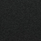 Dark Grey Marl Rib Knit, Polyester