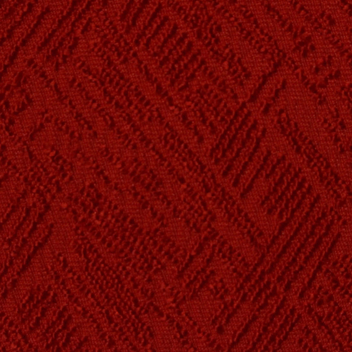Red Chevron Jacquard, Polyester