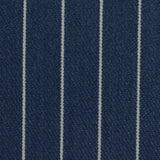 White Vertical-Stripe Jacquard, Poly-Viscose