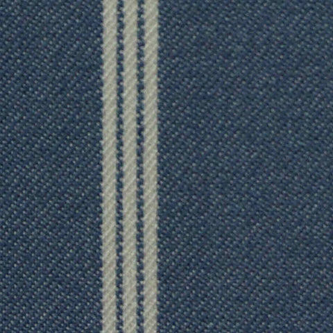 Blue Stripes Jacquard, Poly-Viscose, 203 gsm