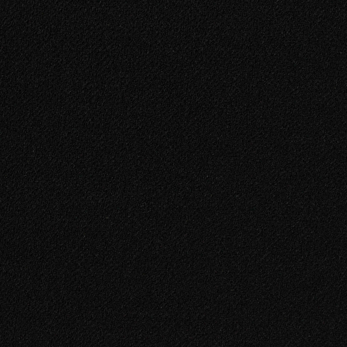 Polyester Stretch Linen-Look Fabric, 210 gsm, 158 cm — Black
