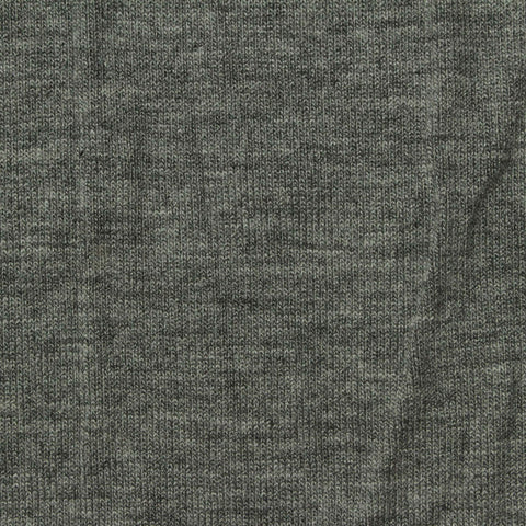 Dark Grey Heather Jersey Knit, Viscose