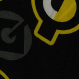 Yellow Abstract Interlock Knit, Polyester