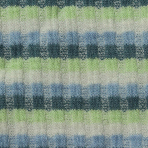 White Check Jacquard, Cotton-Poly