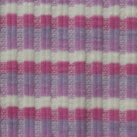 Pink Check Jacquard, Cotton-Poly, 240 gsm