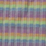 Pastel Purple Check Jacquard, Cotton-Poly