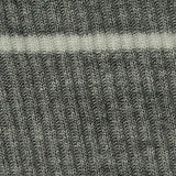 White Horizontal-Stripe Rib Knit, Viscose — texture