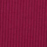 Cotton Stretch Rib Knit Fabric, 240 gsm, 110 cm — Pink