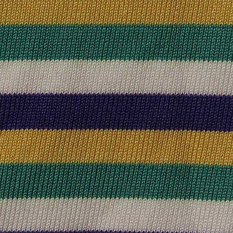 Purple Horizontal-Stripe Knit, Polyester, 190 gsm