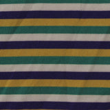 Purple Horizontal-Stripe Knit, Polyester