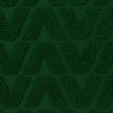 Dark Green Geometric Jacquard, Polyester