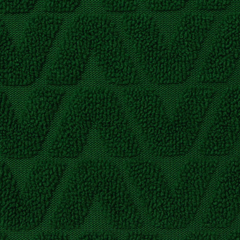 Dark Green Geometric Jacquard, Polyester, 300 gsm