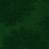 Dark Green Tone-on-Tone Leaf Jacquard, Polyester