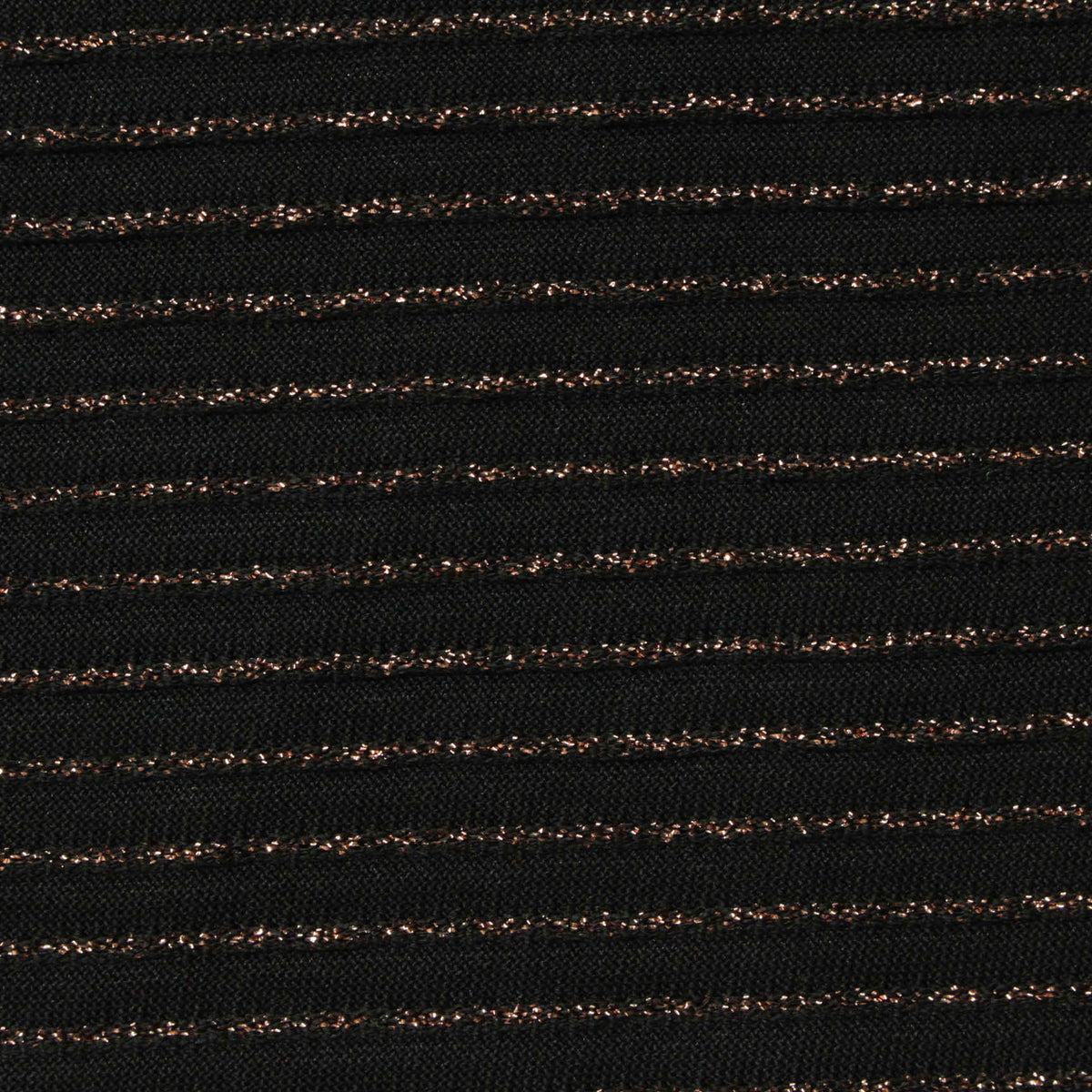 Copper Horizontal-Stripe Knit, Poly-Modal