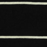 White Horizontal-Stripe Knit, Viscose
