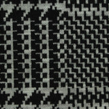 Black Houndstooth Jacquard, Polyester