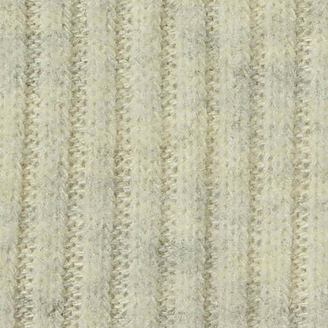 Light Cream Marl Rib Knit, Poly-Viscose