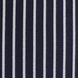 Striped 100% Polyester Chunky Knit Fabric, 305 gsm, 112 cm — Navy — texture