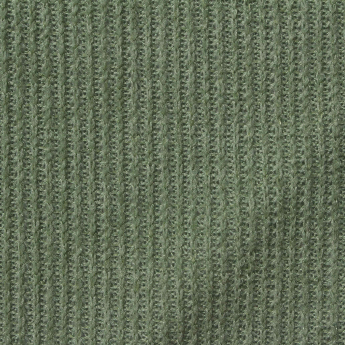 Polyester Stretch Rib Knit Fabric, 195 gsm, 150 cm — Green