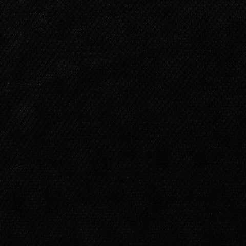 100% Polyester Knit Fabric, 215 gsm, 155 cm — Black