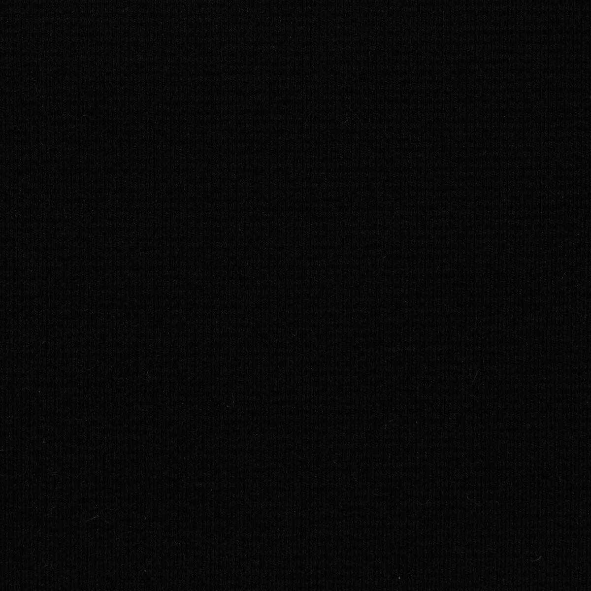 Nylon Stretch Interlock Knit Fabric, 210 gsm — Black