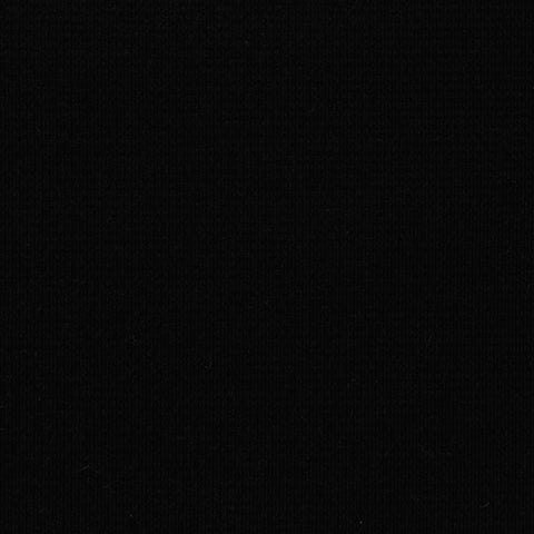 Nylon Stretch Interlock Knit Fabric, 210 gsm — Black