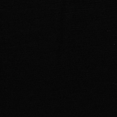 Viscose Polyester Stretch Jersey Knit Fabric, 190 gsm, 170 cm — Black