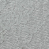Light Grey Floral Mesh