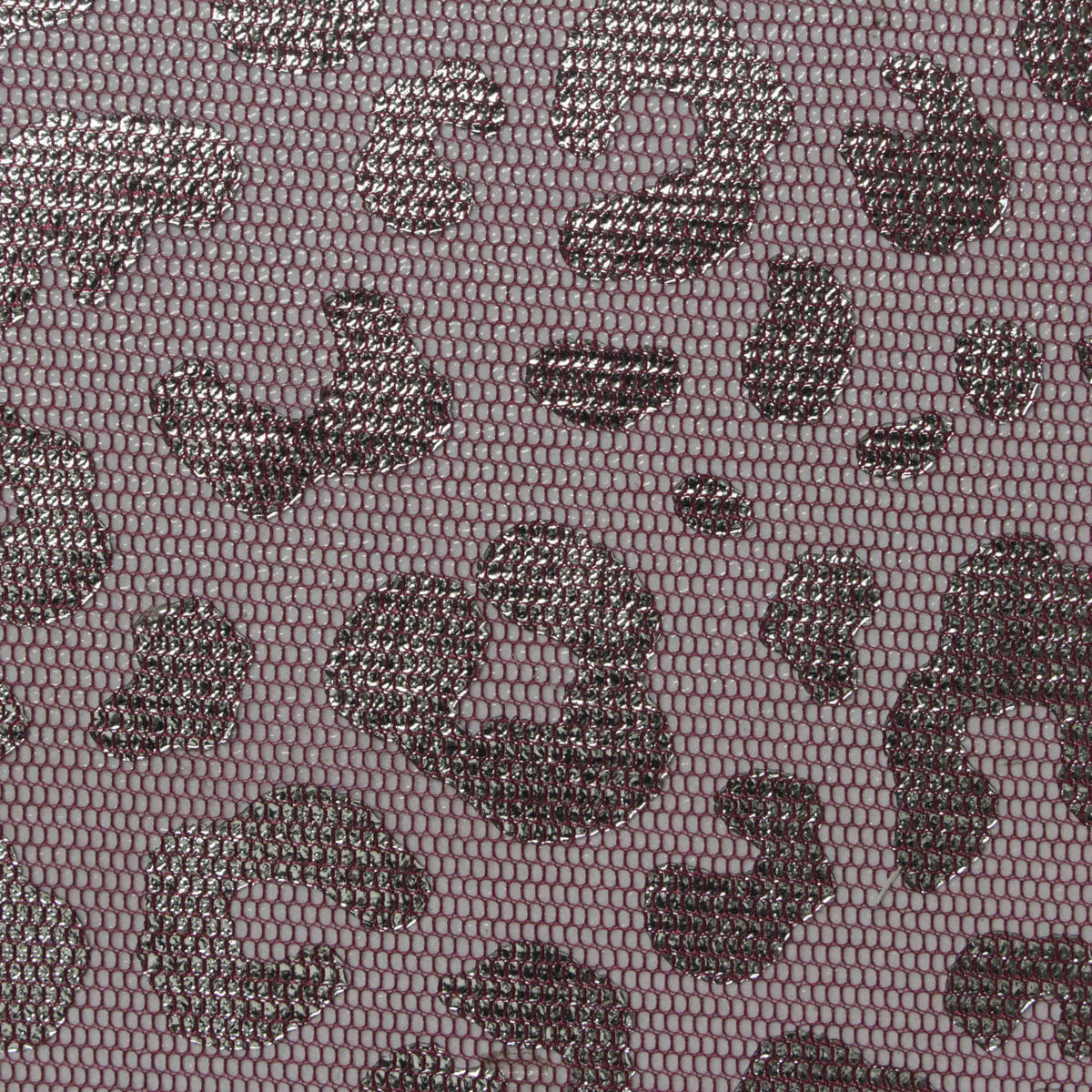 Silver Leopard Mesh