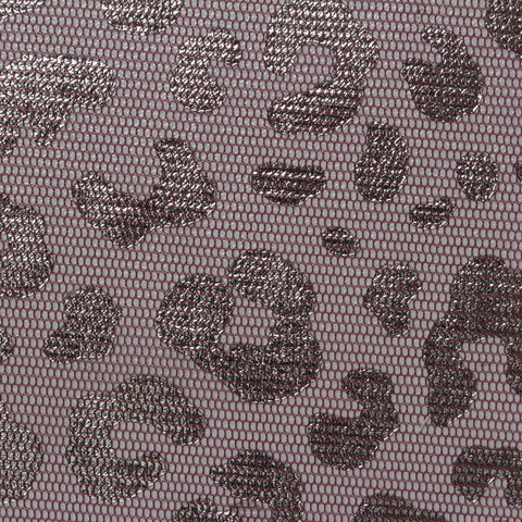 Silver Leopard Mesh