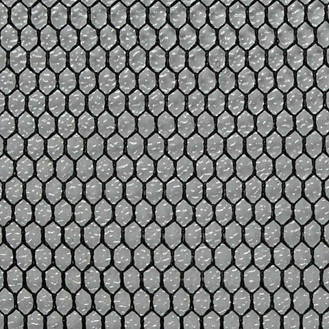 Mesh Fabric, 35 gsm, 150 cm — Black