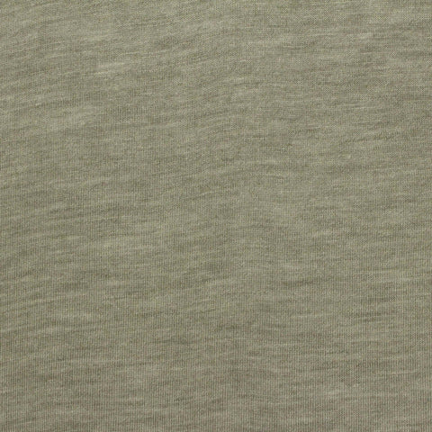 Light Olive Marl Jersey Knit, Viscose-Acrylic